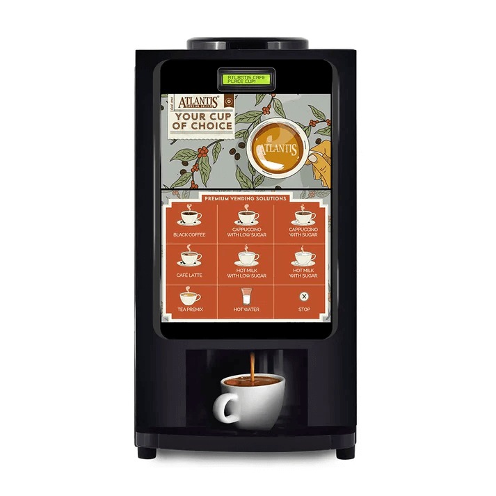 Atlantis Special Select 7 Option Hot Beverage Vending Machine Service Noida
